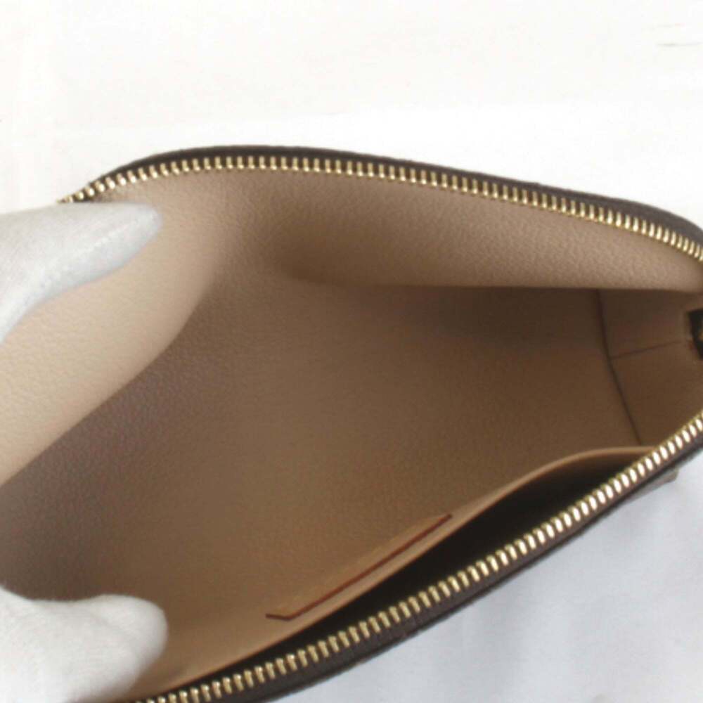 LOUIS VUITTON Brown Monogram Canvas Pochette Pouch - Picture 8 of 11
